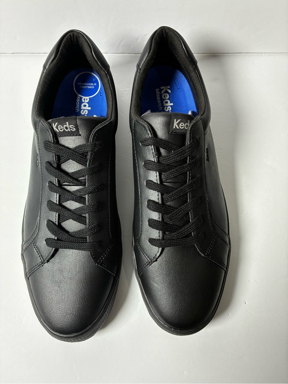Keds Men’s Black Low-Top Lace-Up Sneakers